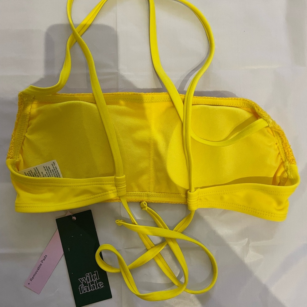 Wild Fable Womens Crochet Bralette Bikini Top XS(0-2) NWT - Picture 2 of 3